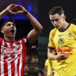 Alan Pulido (Chivas) y Álvaro Fidalgo (América), los mejores jugadores de ambos equipos. (X: @Chivas y @ClubAmerica)